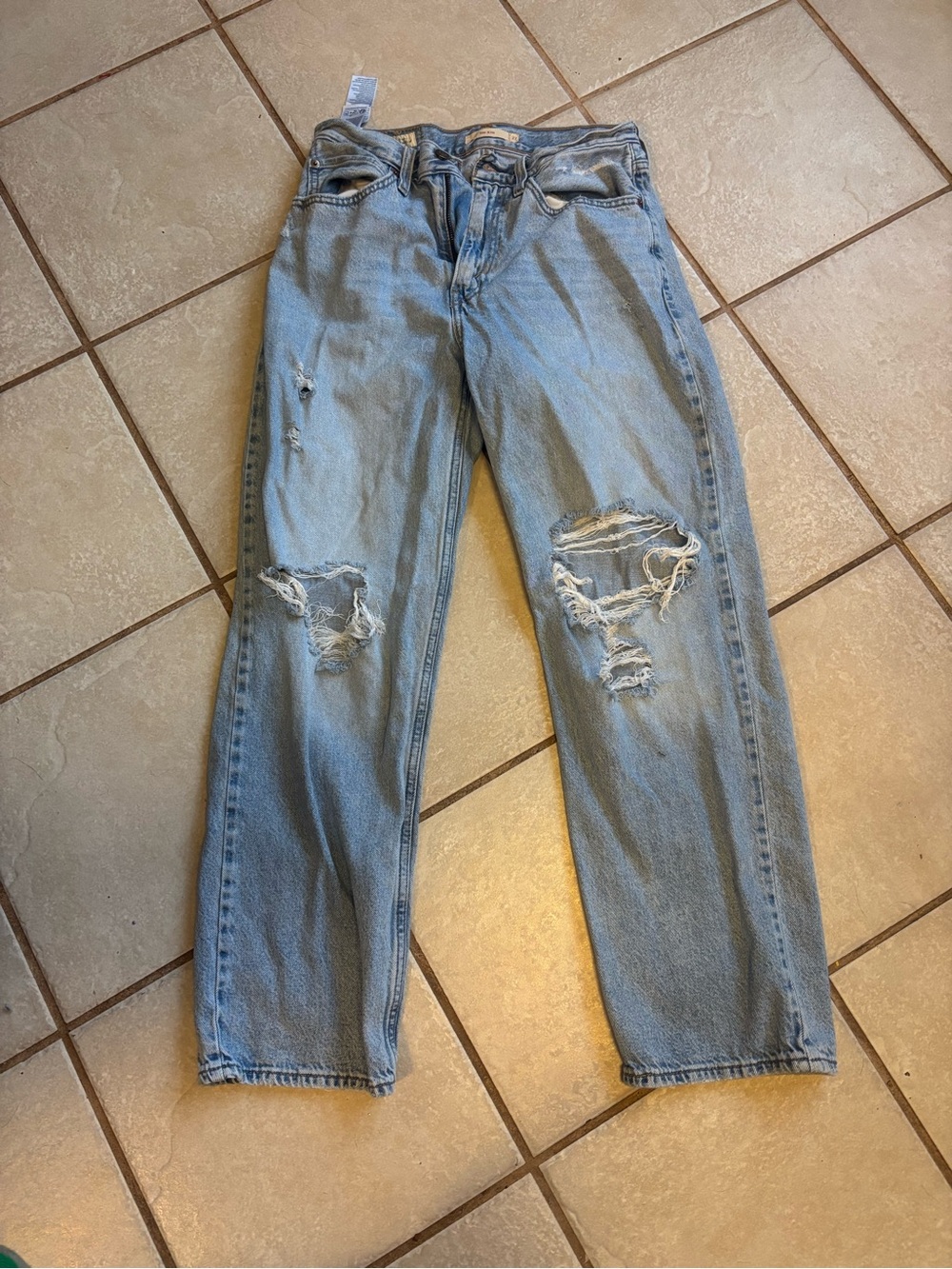 Levi's Light Blue dad fit Jeans